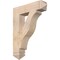 Ekena Millwork Funston Arts & Crafts Smooth Bracket, Douglas Fir, 5 1/2"W x 26"D x 34"H BKT06X26X34FST03SDF - alternate 1